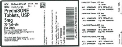 5mg 30ct - LABEL PREDNISONE TABS 5MG BPI(10544 913 30) CADISTA(59746 172 06) REV1